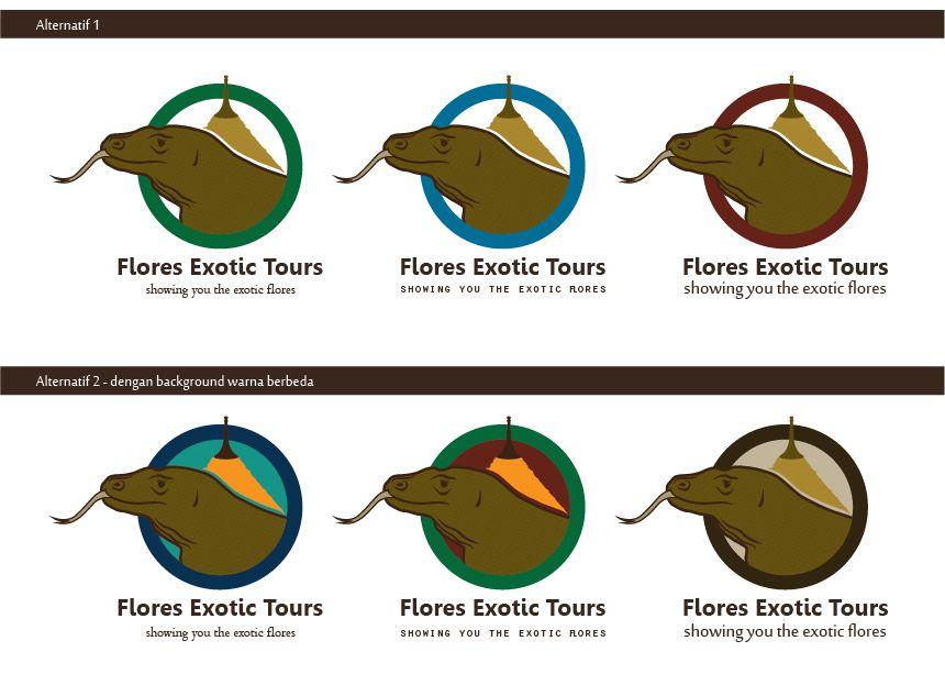 Flores Logo - Flores Exotic Tours – Hari Design Portfolio