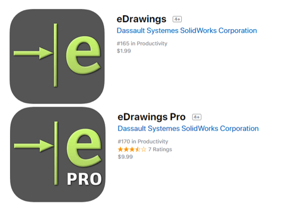 eDrawings Logo - Augmented Reality eDrawings