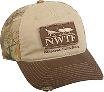 NWTF Logo - NWTF Logo Distressed Hat Realtree Xtra: Amazon.co.uk: Sports & Outdoors