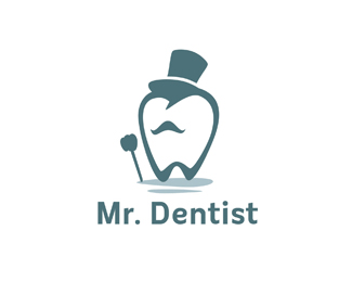 Dentists Logo - 21 Inspiring Examples Of Tooth Logo | Designbeep