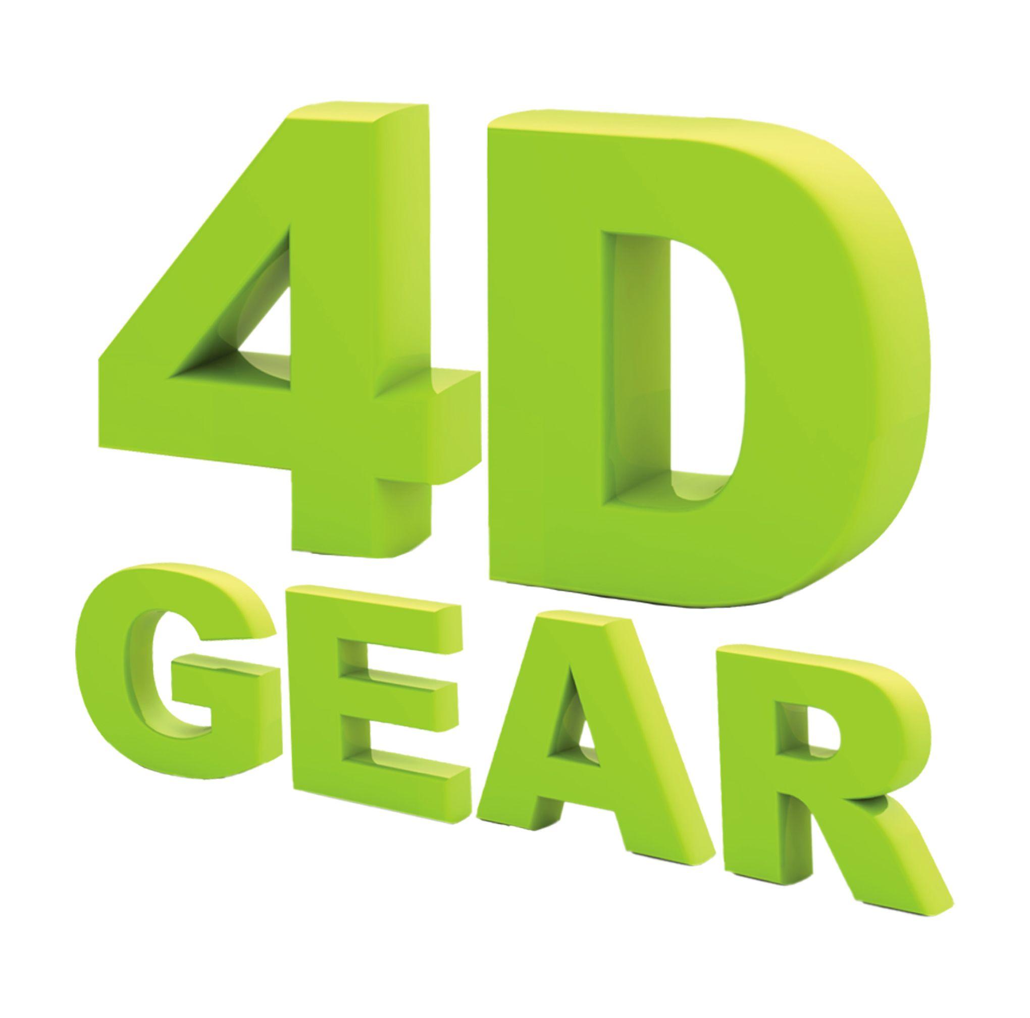 4D Logo - 4d-gear-logo-wht • ARE