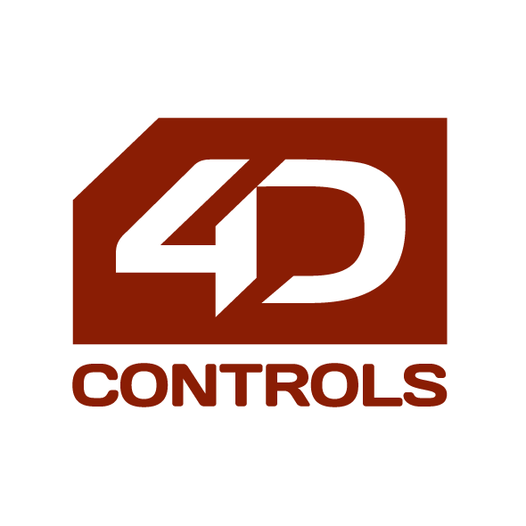 4D Logo - Live Creative — Graphic Design Newcastle — 4D Controls Logo