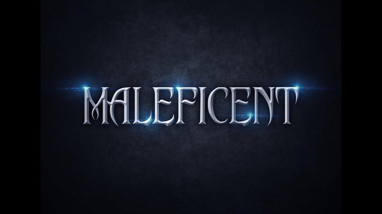 Maleficent Logo - Disney's Maleficent Logo Photohop Tutorial