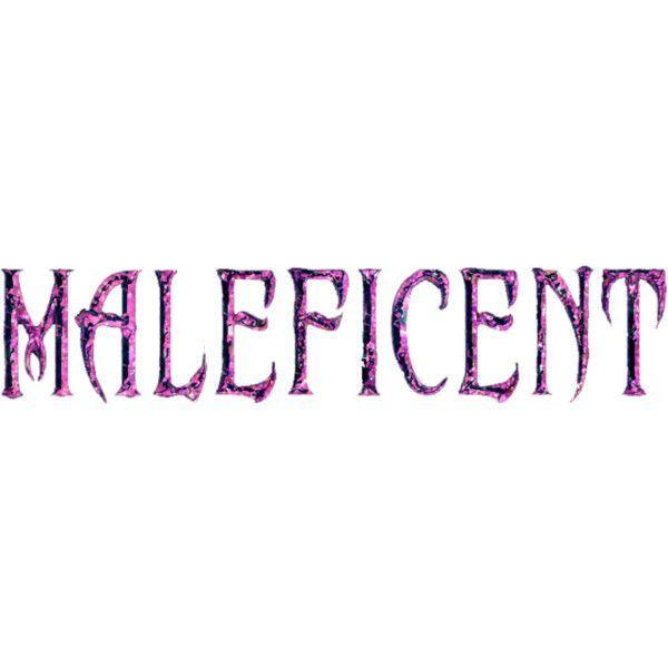 Maleficent Logo - Maleficent Logo ❤ liked on Polyvore featuring disney and words ...