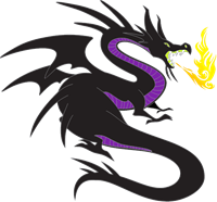 Maleficent Logo - Maleficent dragon Logo Vector (.EPS) Free Download