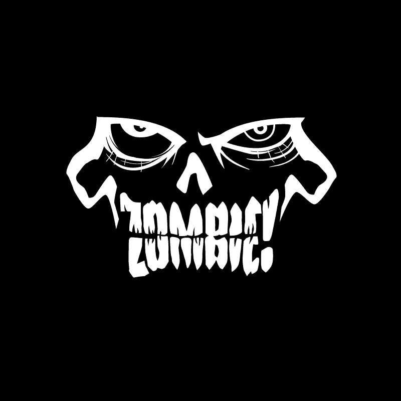 Black Logo - Murder Gear — ZOMBIE! Black Logo/ Glow Logo Tee