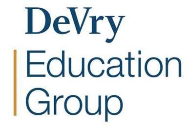 DeVry Logo - File:DeVry Education Group logo-stacked.jpg