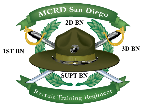 MCRD Logo - Marine Corps Recruit Depot, San Diego