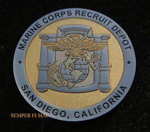 MCRD Logo - US MARINES MCRD SAN DIEGO BOOT CAMP CHALLENGE COIN GRADUATION GIFT ...