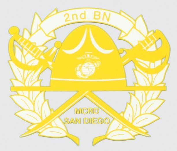 MCRD Logo - USMC 2nd Battalion MCRD San Diego Decal | North Bay Listings