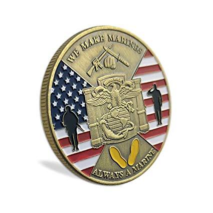 MCRD Logo - USMC MCRD San Diego Challenge Coin Marine Corps Recruit