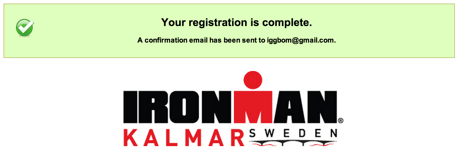 Kalmar Logo - IronMan Kalmar, Sweden 2015