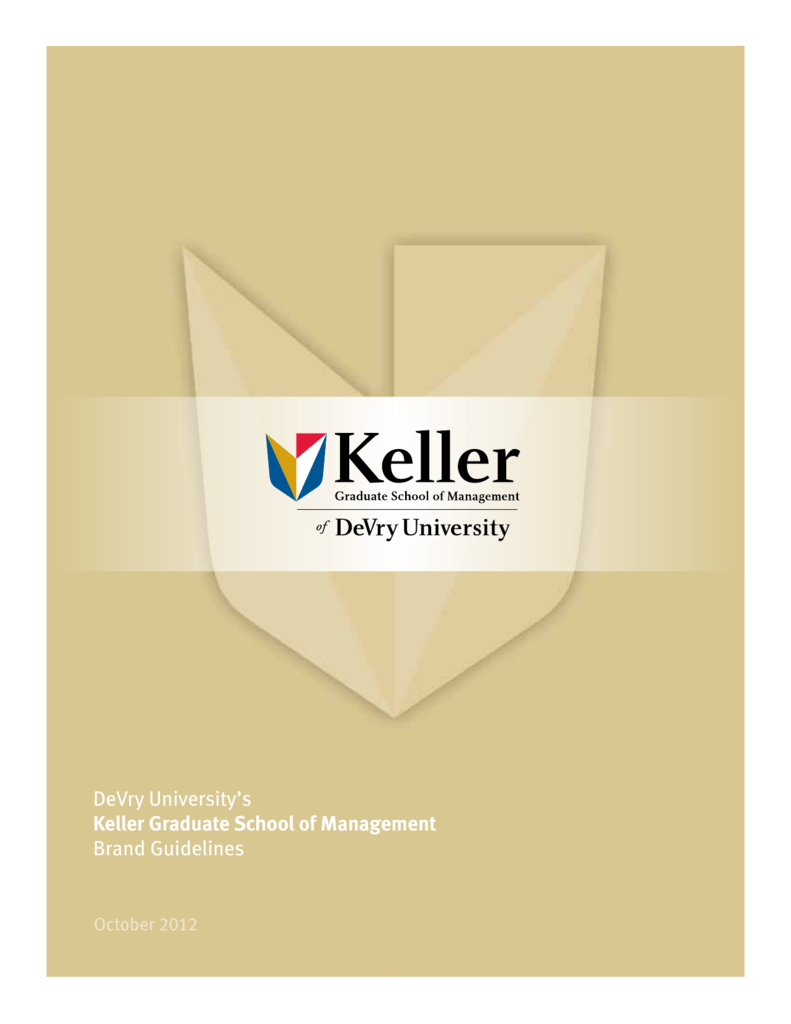 DeVry Logo - DeVry University's Keller Graduate School of Management Brand