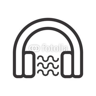 Earphone Logo - Earphone logo. Headphone logo. Headset Symbol. Vector eps 08. Buy