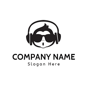 Earphone Logo - Free Music Logo Designs. DesignEvo Logo Maker