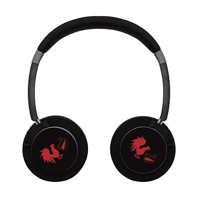 Earphone Logo - Wireless Bluetooth Headphones Rooster Teeth Logo Headset