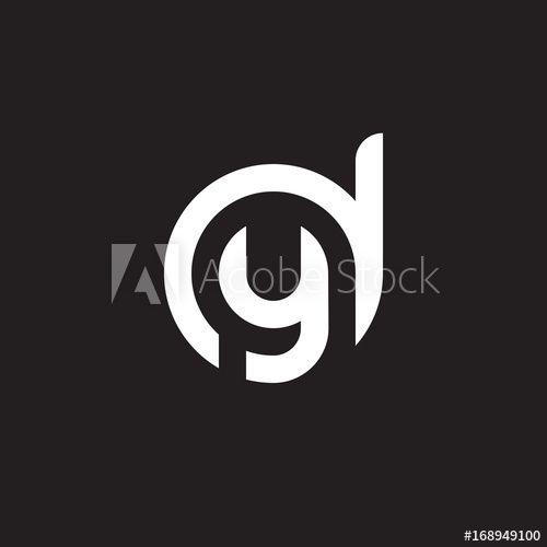 Dy Logo - Initial lowercase letter logo dy, yd, y inside d, monogram rounded