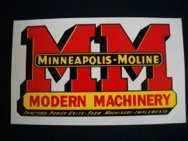 Moline Logo - Binder Books: Minneapolis Moline Logo Decal