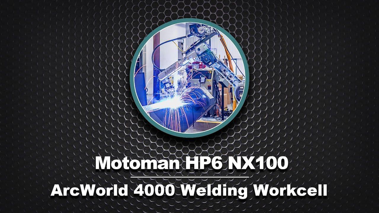 Motoman Logo - Motoman HP6 NX100 4000 Welding Workcell