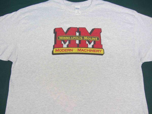 Moline Logo - MINNEAPOLIS MOLINE LOGO TEE SHIRT, TRACTOR, FARM TRACTOR, MM, TEE