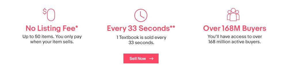 Half.ebay.com Logo - Sell your textbooks online | eBay