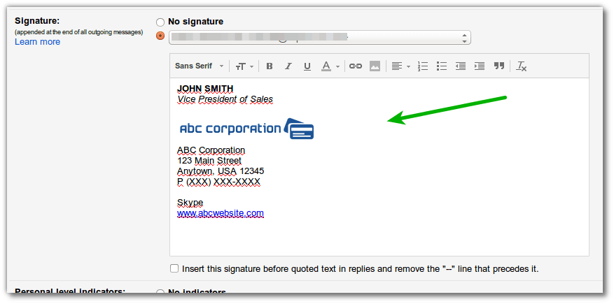 Gmail Signature Logo - How to Add your Logo to your Gmail Signature