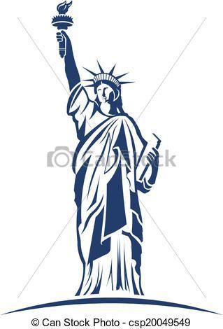 Liberty Logo - Statue of Liberty image logo. USA Logo