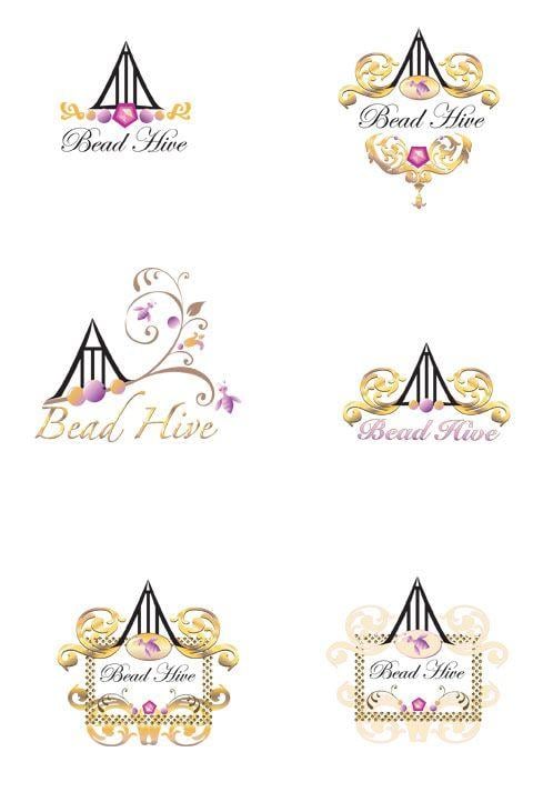 Bead Logo - Bead Hive Logos