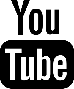 White YouTube Logo - YouTube Black Logo Vector (.EPS) Free Download