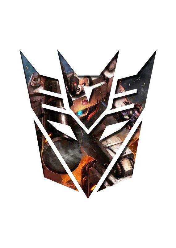 Megatron Logo - Transformers Megatron Logo Art by GeekOnFire on Etsy | Batman ...