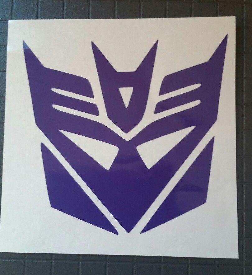 Megatron Logo - Decepticon logo Symbol / Logo Sticker Decals Transformers Megatron