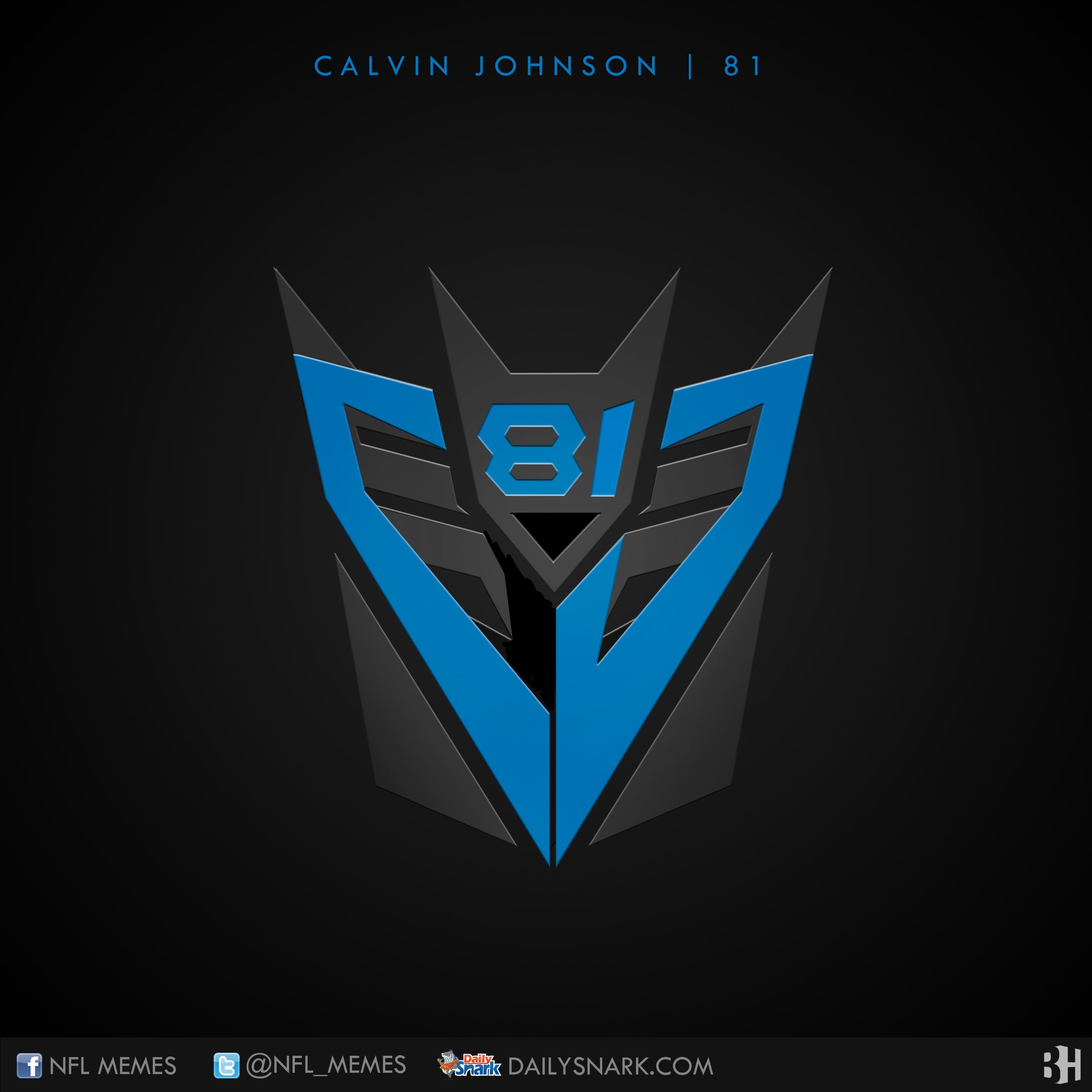 Megatron Logo - Picture of Calvin Johnson Megatron Logo