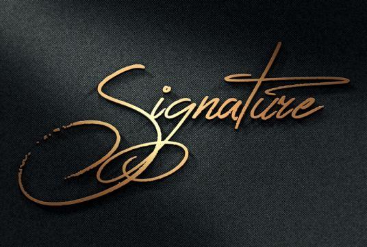 Signature Logo - Signature Logos