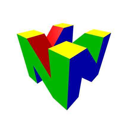 N64 Logo Logodix - roblox logo but the o is a triangle drawception