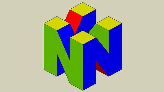 N64 Logo - Nintendo 64 Logo | 3D Warehouse