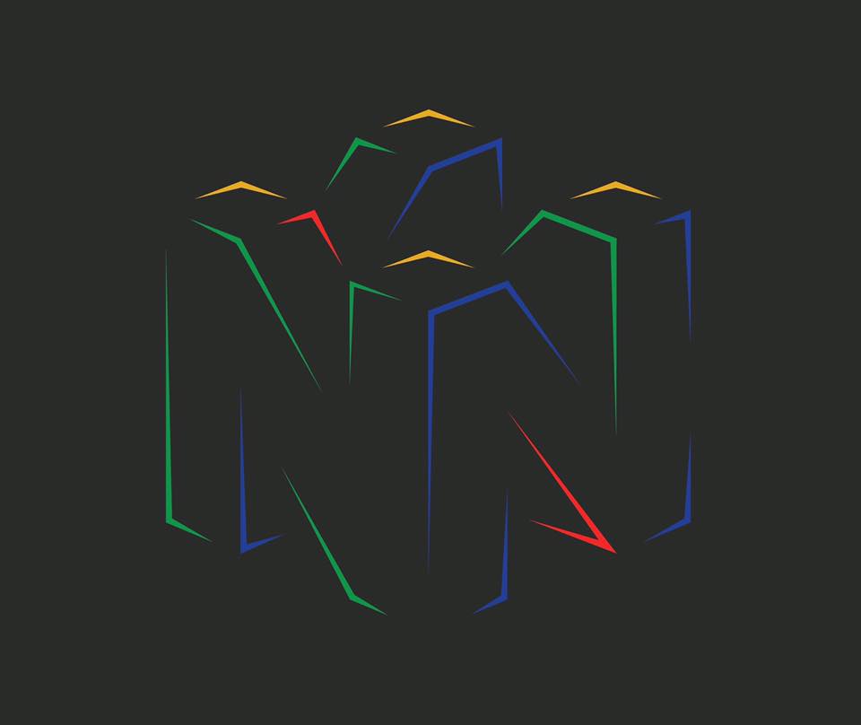 N64 Logo - Always loved the Nintendo 64 logo, so I made a minimalist version ...