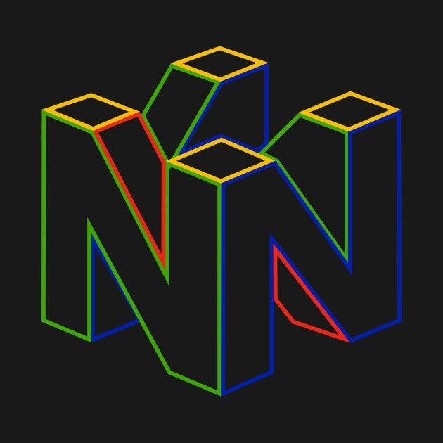 N64 Logo - n64 logo nintendo 64 logo color nintendo t shirt teepublic free