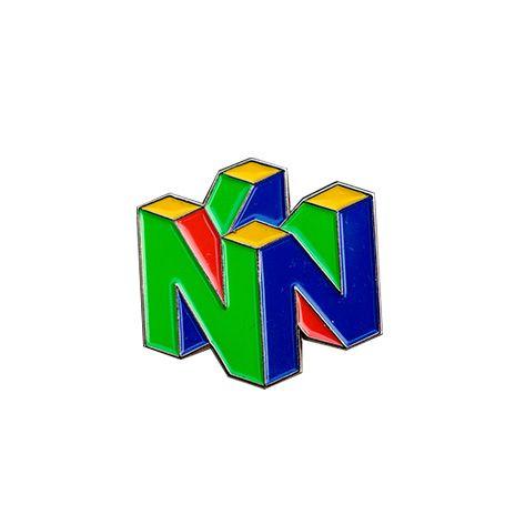 N64 Logo - N64 Logo Soft Enamel Pin - PinInn