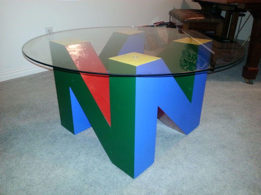 N64 Logo - N Table N64 Logo End Table: 6 Steps (with Picture)