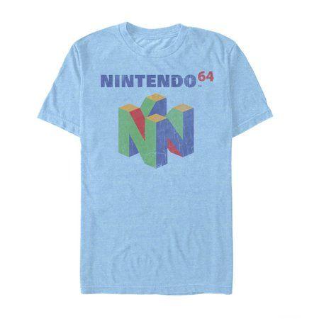 N64 Logo - Nintendo - Nintendo Men's Classic N64 Logo T-Shirt - Walmart.com