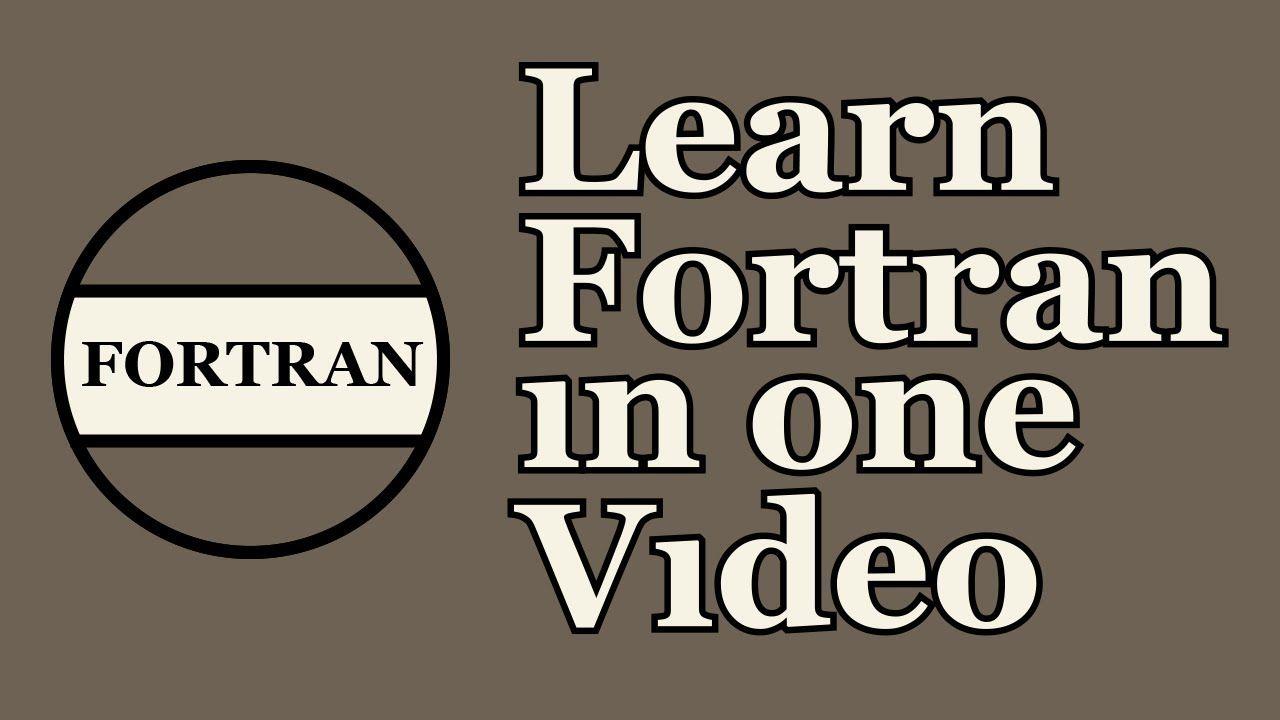 Fortran Logo - Fortran Tutorial - YouTube