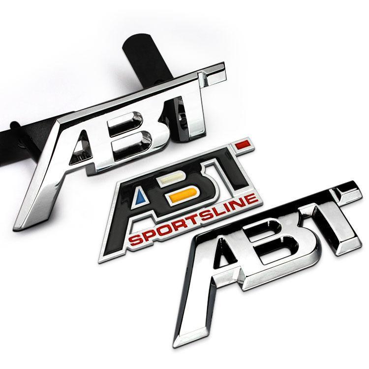 Abt Logo - 2019 Metal ABT Refit Aluminum Car Badge Auto Front Grille Emblem 3D ...