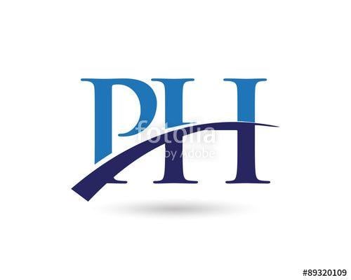 Fotolia.com Logo - PH Logo Letter Swoosh