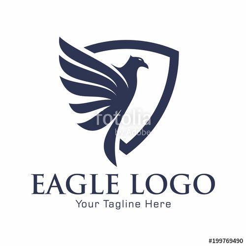 Fotolia.com Logo - Eagle And Shield Logo Vector Template Stock Image And Royalty Free