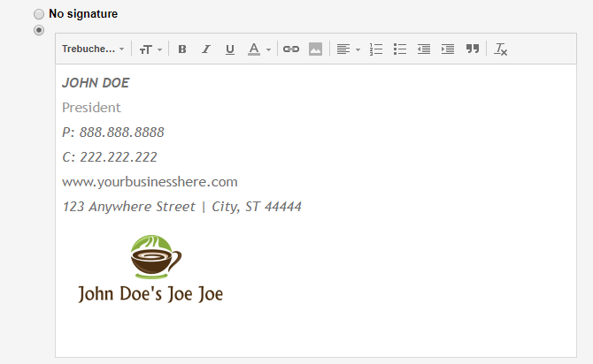 Gmail Signature Logo - How to Create a Gmail Signature - LogoMaker.com