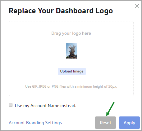 Dashboard Logo - How do I change my dashboard logo? – Klipfolio Help Center