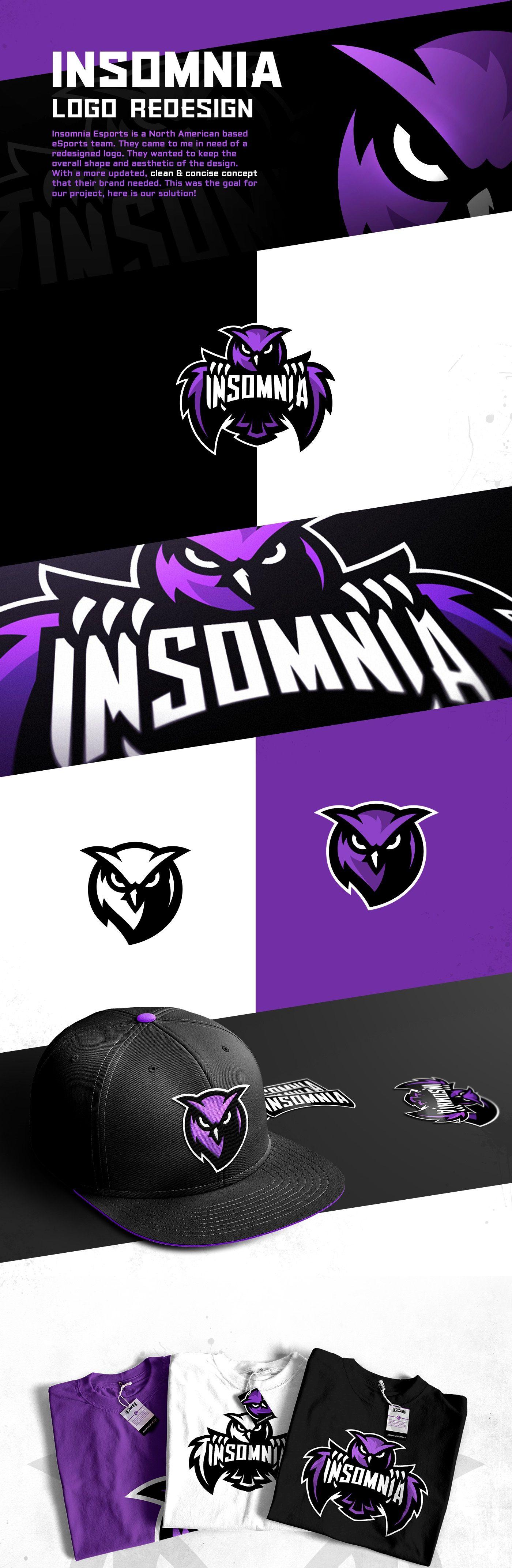 Insomnia Logo - Insomnia Esports Logo Redesign