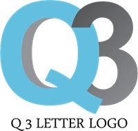 Q3 Logo - Q3 Letter Logo Vector (.AI) Free Download