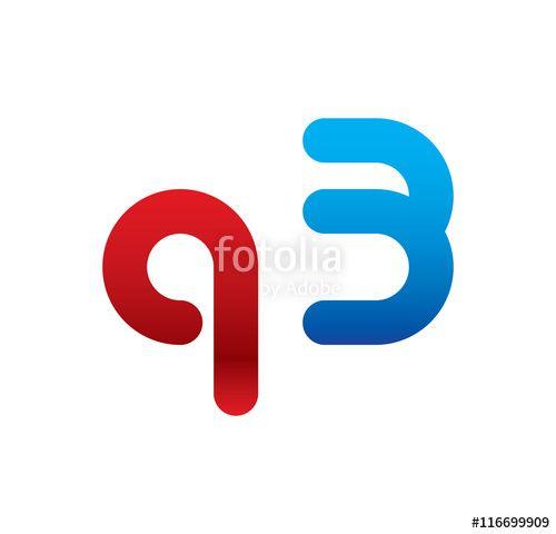 Q3 Logo - Q3 Logo Initial Blue And Red Stock Image And Royalty Free Vector