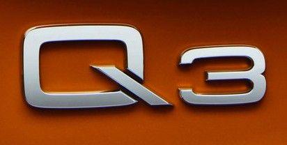 Q3 Logo - Font used in Audi Q3 logo